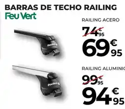 Feu Vert Barras de techo railing oferta