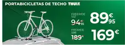 Feu Vert Portabicicletas de techo thule oferta