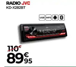 Feu Vert Radio jvc kd-x282bt oferta