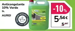 Aurgi AURGI Anticongelante 10% Verde oferta