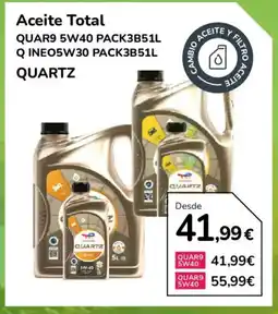 Aurgi QUARTZ Aceite Total oferta