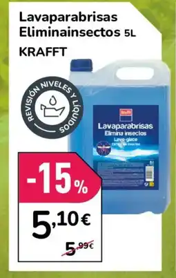 Aurgi KRAFFT Lavaparabrisas Eliminainsectos oferta