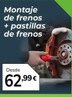Aurgi Montaje de frenos + pastillas de frenos oferta