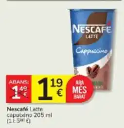 Consum NESCAFE Latte caputxino oferta