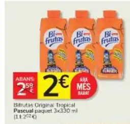 Consum PASCUAL Bifrutas Original Tropical oferta