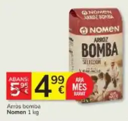 Consum Nomen arròs bomba oferta