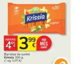 Consum KRISSIA Barretes de surimi oferta