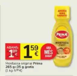 Consum PRIMA Mostassa original oferta