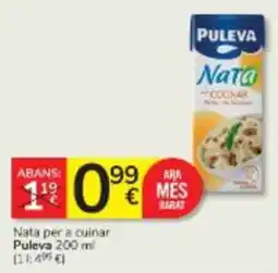 Consum PULEVA Nata per a cuinar oferta