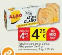 Consum ALBO Tonyina clara en oli d'oliva oferta