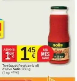 Consum SOLIS Tomàquet fregit amb oli oferta