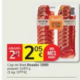 Consum BOADAS 1880 Cap de llom Boadas 1880 oferta