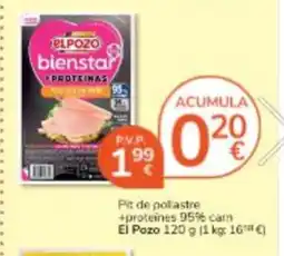 Consum EL POZO Pit de pollastre +proteines 95% cam oferta
