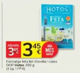Consum HOTOS Formatge feta llet d'ovella i cabra oferta