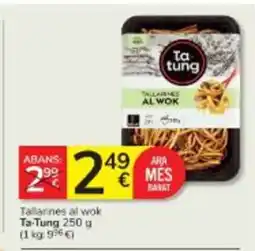 Consum TA-TUNG Tallarines al wok oferta