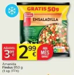 Consum FINDUS Amanida oferta