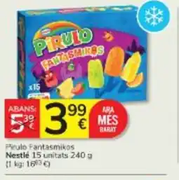 Consum NESTLÉ Pirulo Fantasmikos oferta