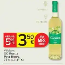 Consum PATA NEGRA Vi blanc DO Rueda oferta