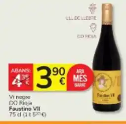Consum FAUSTINO VII Vi negre DO Rioja oferta