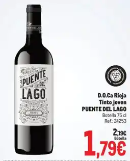 Makro D.O.Ca Rioja Tinto joven PUENTE DEL LAGO oferta