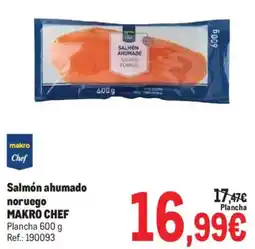 Makro Salmón ahumado noruego MAKRO CHEF oferta