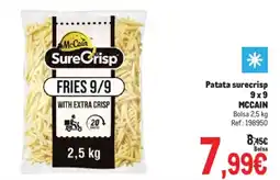 Makro Patata surecrisp 9x9 MCCAIN oferta