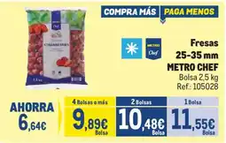 Makro Fresas 25-35 mm METRO CHEF oferta