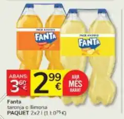 Consum FANTA taronja o llimona oferta