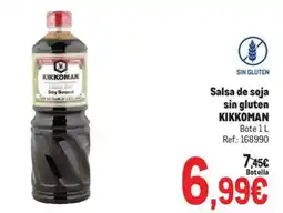 Makro Salsa de soja sin gluten KIKKOMAN oferta