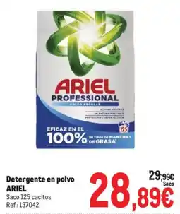 Makro Detergente en polvo ARIEL oferta