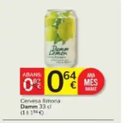 Consum DAMM Cervesa limona oferta