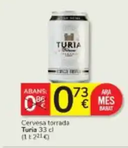 Consum TURIA Cervesa torrada oferta