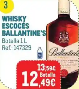 Makro Whisky escoces ballantine's oferta