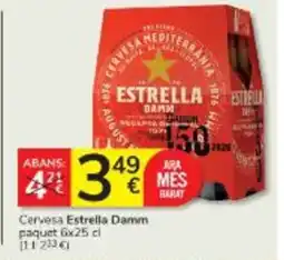 Consum ESTRELLA DAMM Cervesa oferta