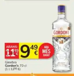 Consum GORDONS Ginebra oferta