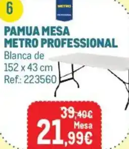 Makro Pamua mesa metro professional oferta