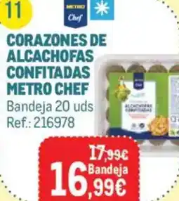 Makro Corazones de alcachofas confitadas metro chef oferta