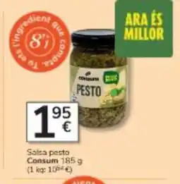 Consum CONSUM Salsa pesto oferta