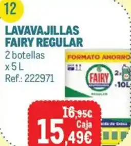 Makro Lavavajillas fairy regular oferta