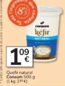 Consum CONSUM Quefir natural oferta