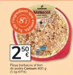 Consum CONSUM Pizza barbacoa al forn de pedra oferta