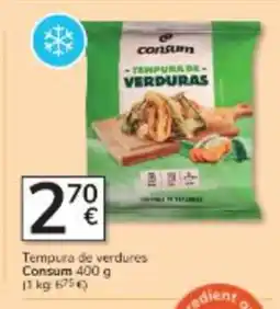 Consum CONSUM Tempura de verdures oferta