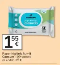 Consum CONSUM Paper higiènic humit oferta