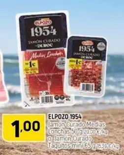 Coviran Elpozo - jamon curado medias lonchas o jamon curado taquitos mini oferta