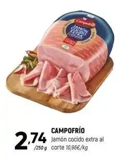 Coviran Campofrío - jamon cocido extra al corte oferta