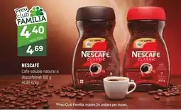 Coviran Nescafé - café soluble natural o desacaterial oferta