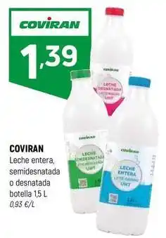 Coviran Coviran - leche entera, semidesnatada o desnatada botella oferta