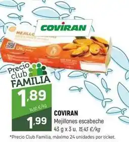 Coviran Coviran - mejillones escabeche oferta