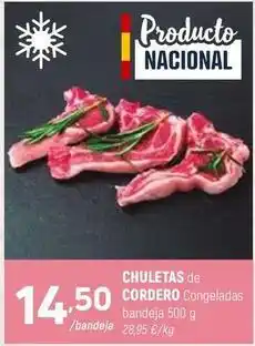 Coviran Chuletas de cordero oferta