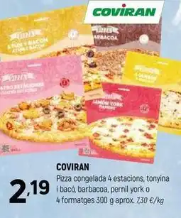 Coviran Coviran - pizza congelada 4 estacions, tonyina i bacó oferta